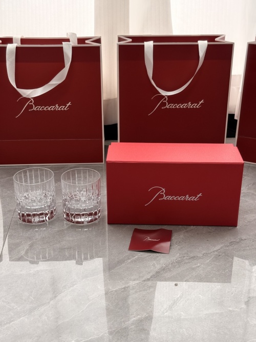 Baccarat Harmonie Collection Crystal Tumblers - Elegant Flat-Bottomed Highball Glasses 1 Baccarat Harmonie Collection Crystal Tumblers - Elegant Flat-Bottomed Highball Glasses