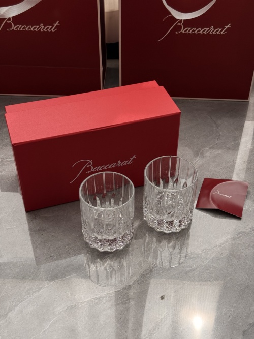 Baccarat Star Diamond Whiskey Glass - Crystal Glassware with Gift Box 1 Baccarat Star Diamond Whiskey Glass - Crystal Glassware with Gift Box