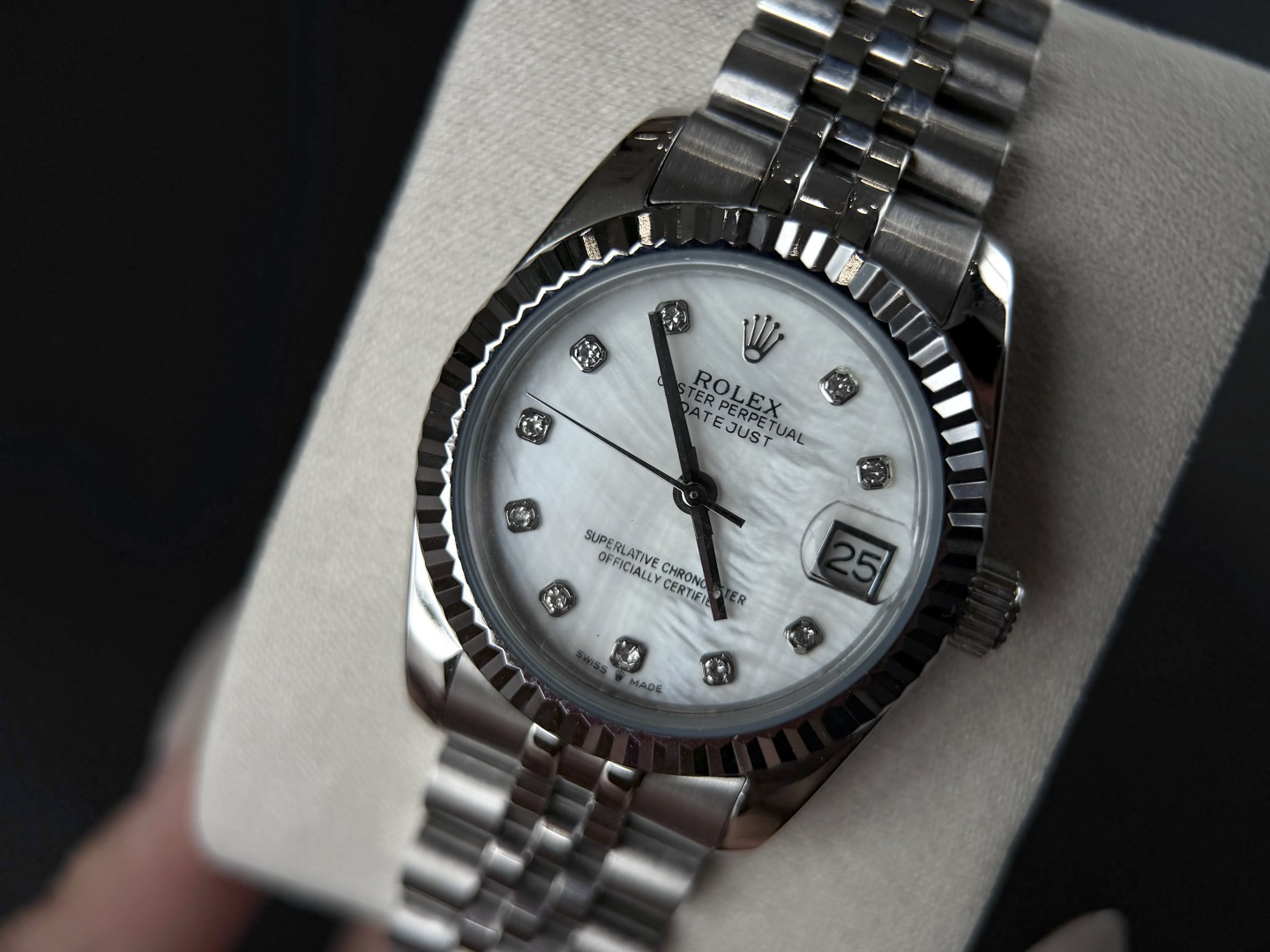 Rolex Swiss Master Horology Mechanical Watch Timepiece Ref.70553F48