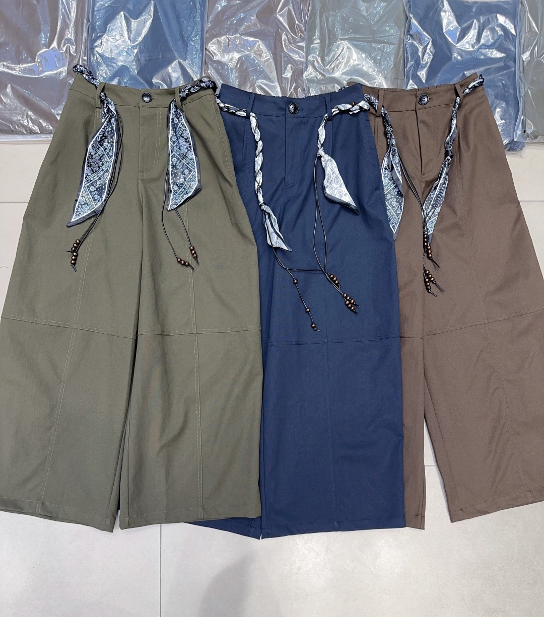 High-Quality Women’s Clothes: Silk Towels, Wide-Banded Design, Daily Wear in Morning and Fall - 图片 2