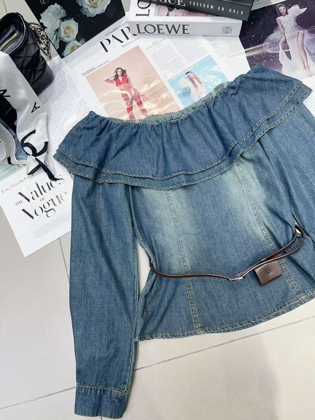 “Stylish Women’s Cowboy Shirt for Fall: YSL Morning Collection Review” - 图片 9