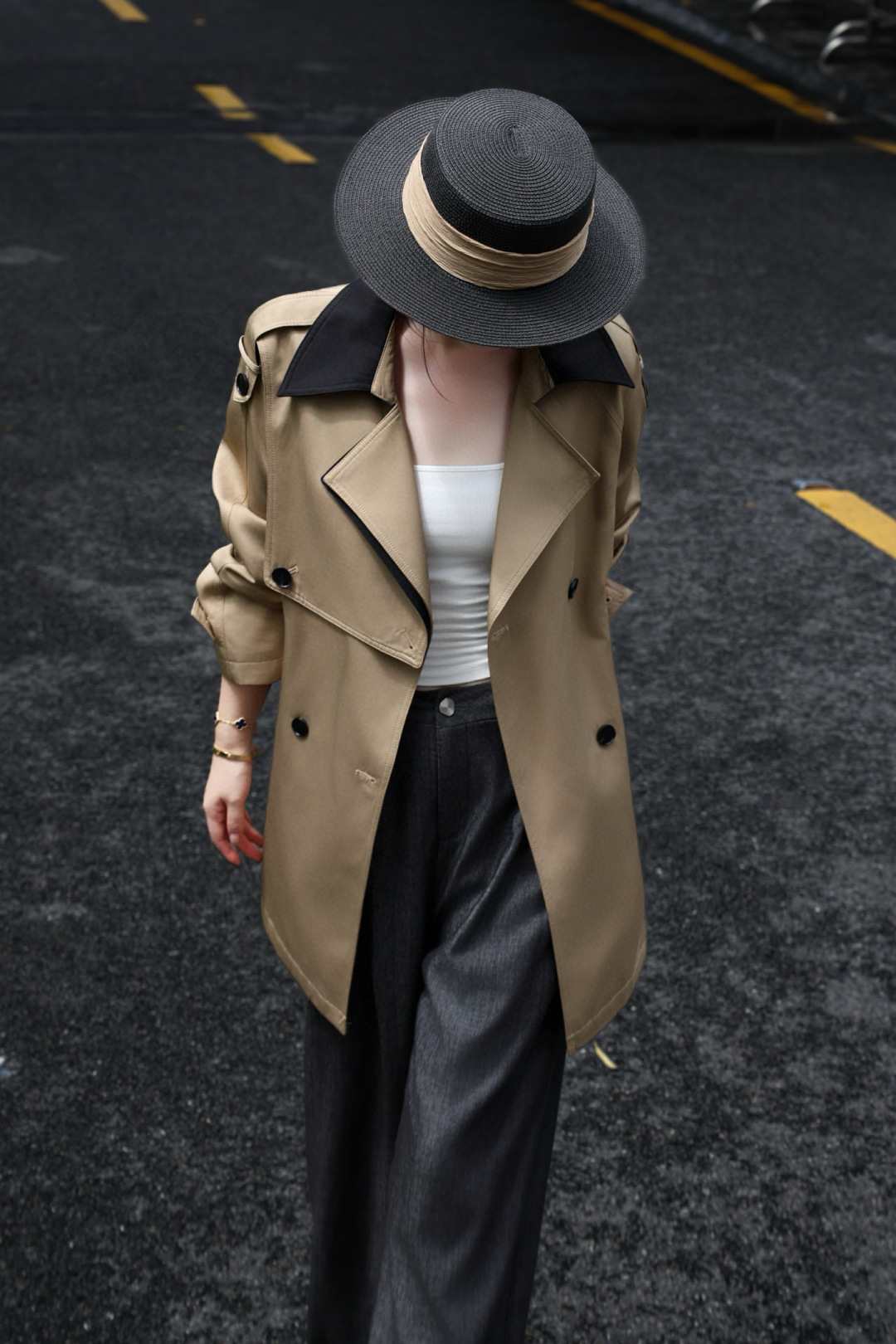 Elegant Women's Double-Breasted Trench Coat with Contrast Collar Detail 1 cmp i1758271067290 8963 0 1