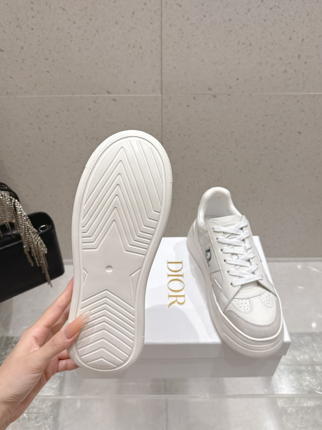 Dior Logo Backless Sneaker Mules
