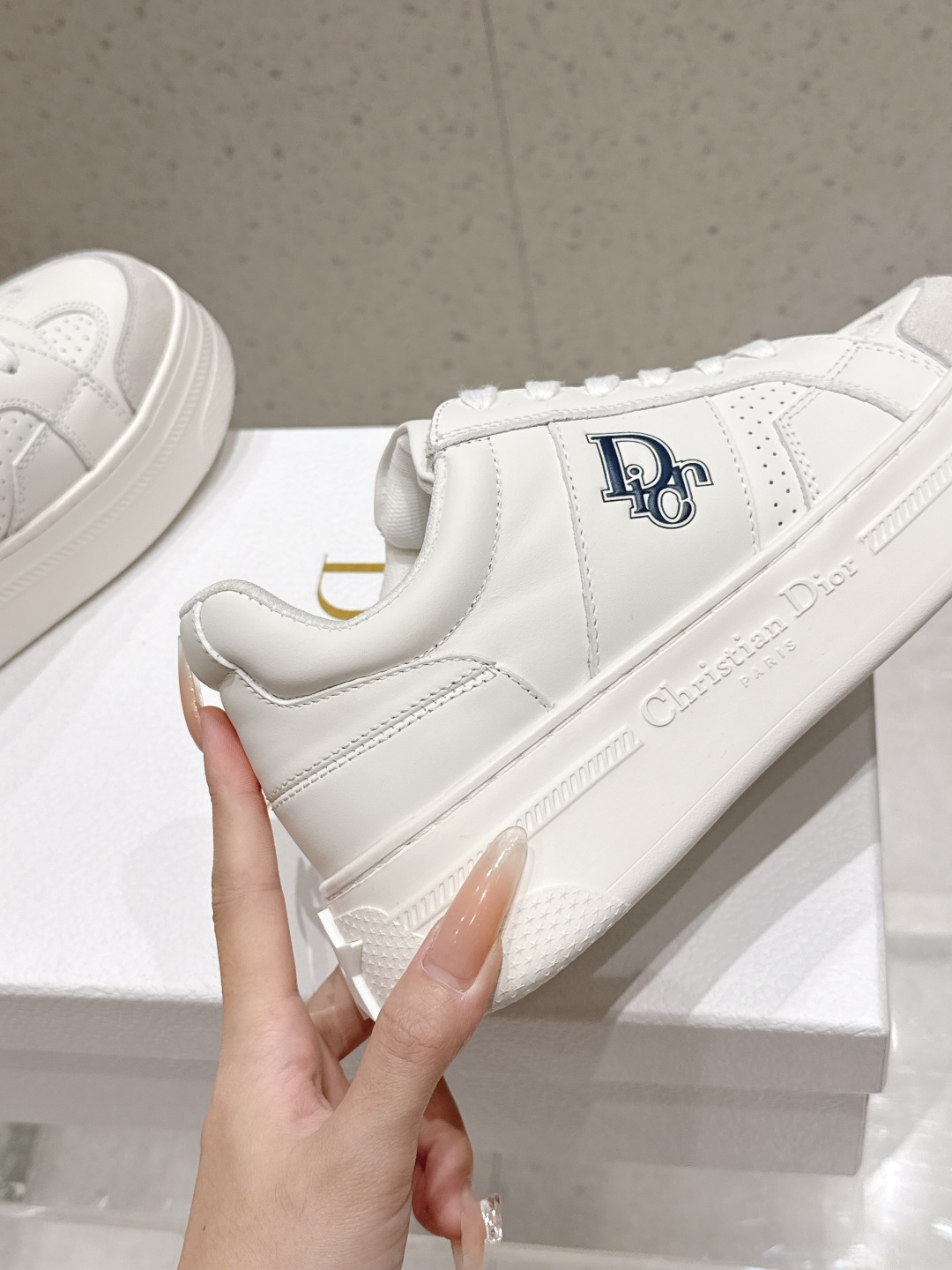 Dior Logo Backless Sneaker Mules