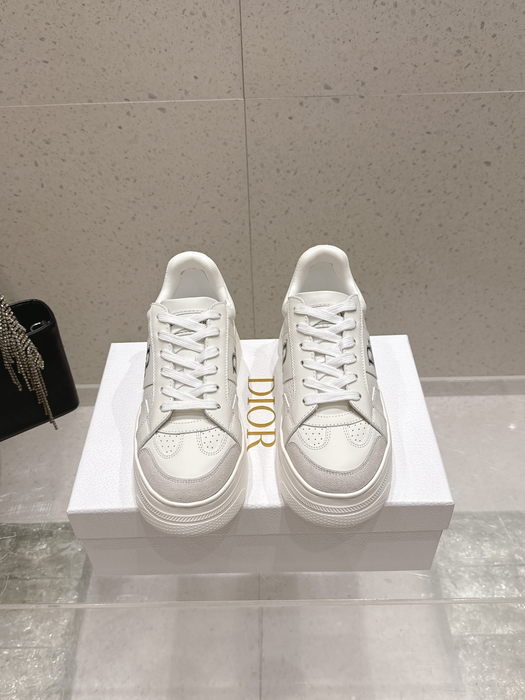 Dior Logo Backless Sneaker Mules