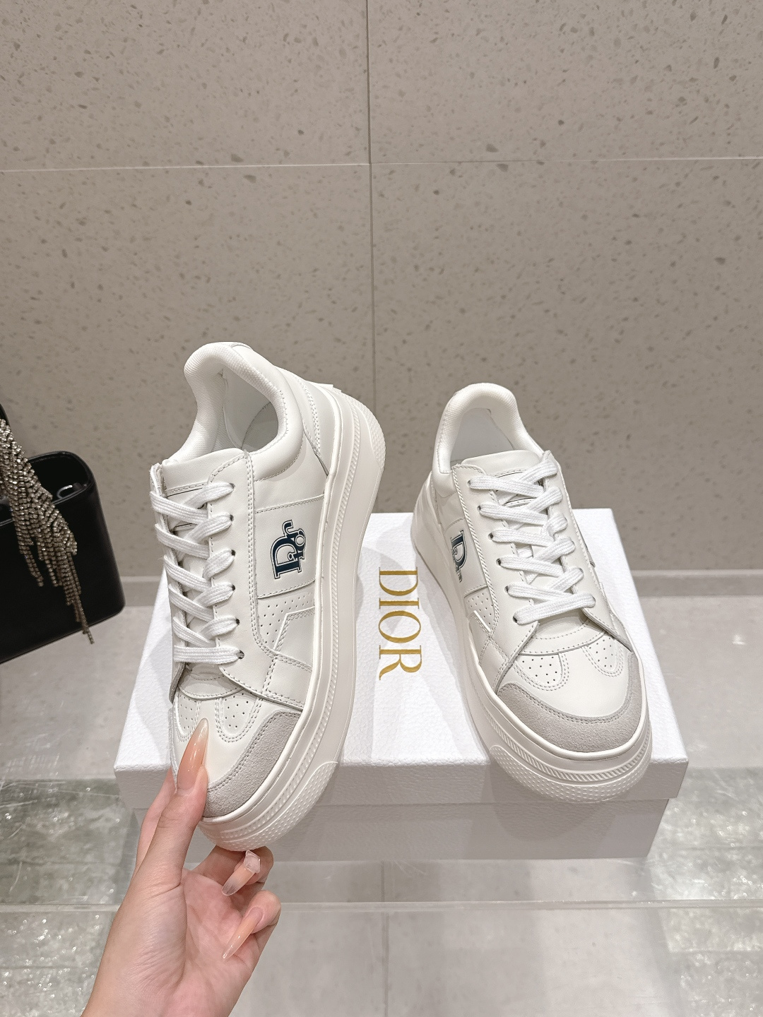 Dior Logo Backless Sneaker Mules