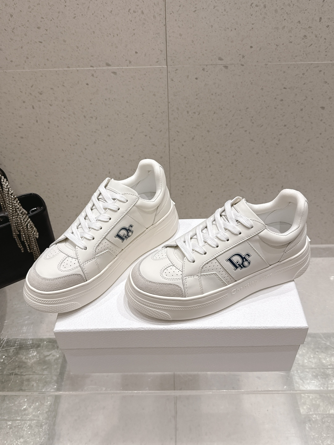 Dior Logo Backless Sneaker Mules