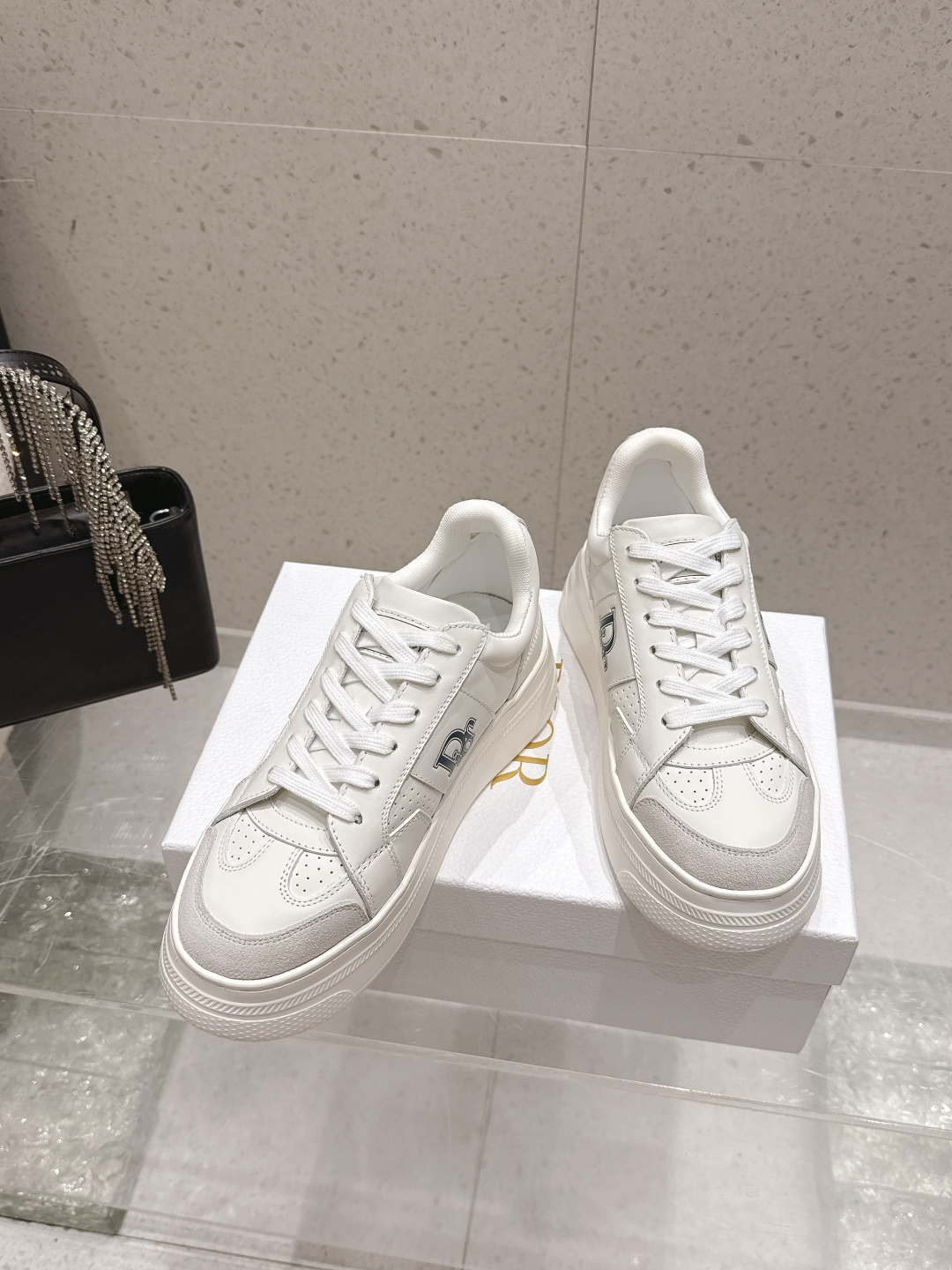 Dior Logo Backless Sneaker Mules