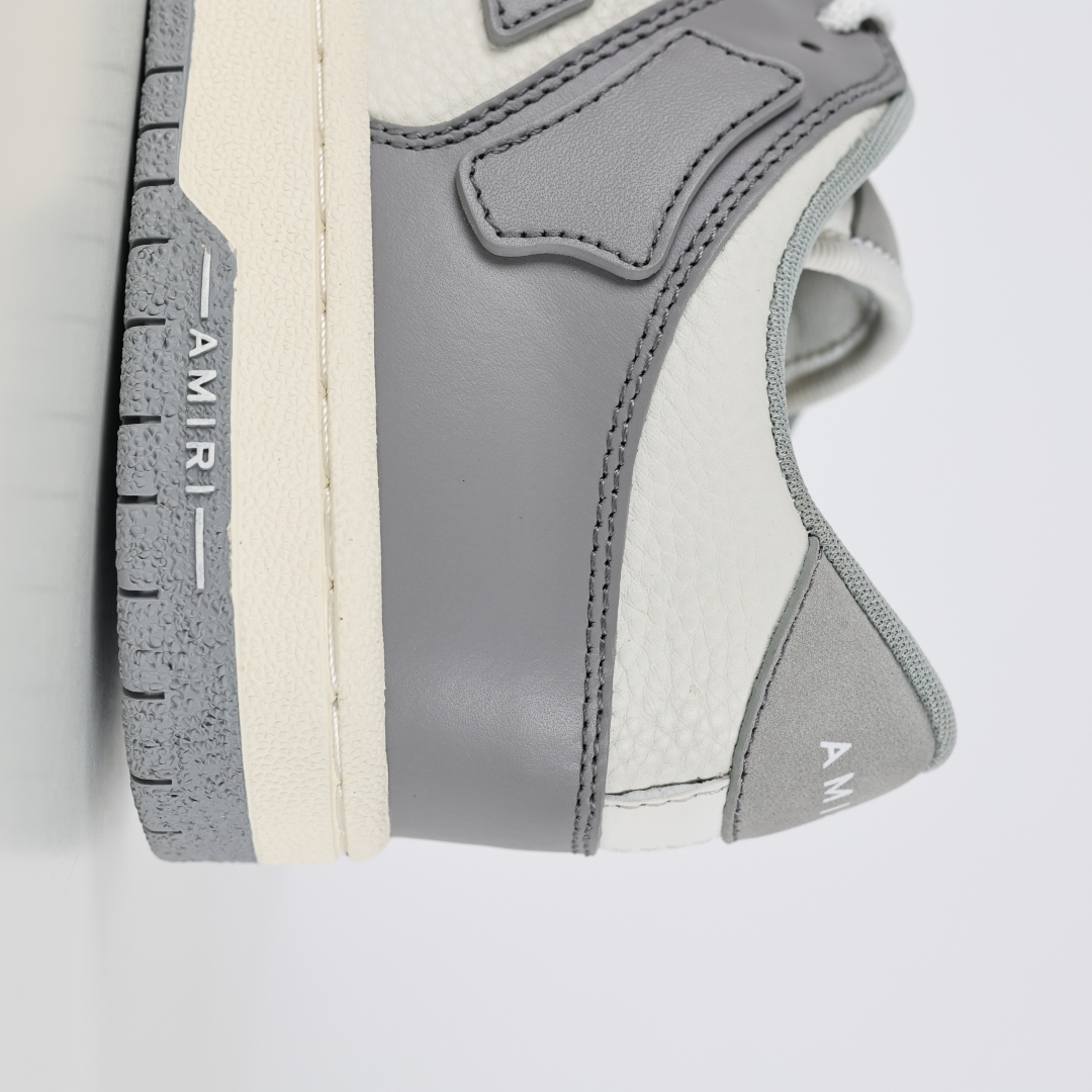 Lw9 AMIRI Skel Top Low Sneakers 洛杉矶街头之王 高奢·埃米尔 骨骼板鞋 黑灰