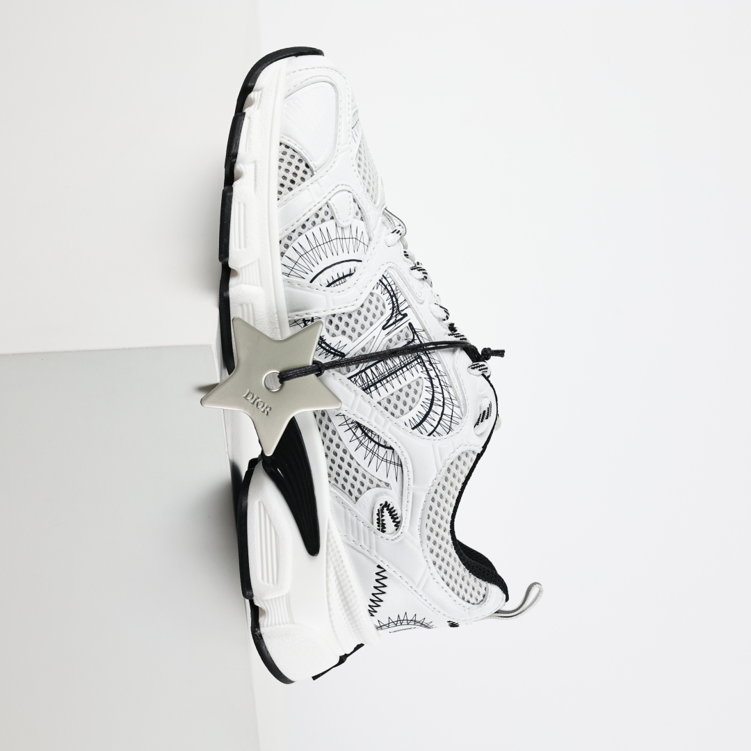 
Lw9 迪奥/Dior Chrono Low Sneaker 什洛诺系列低帮经典增高老爹风系带复古休