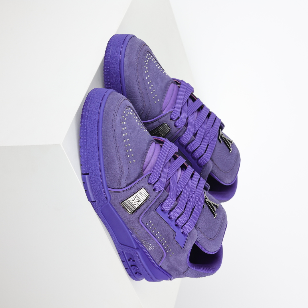 500  X1 东莞纯原 180个配色 市面顶级版本 “白铆钉” 驴家LV Trainer
