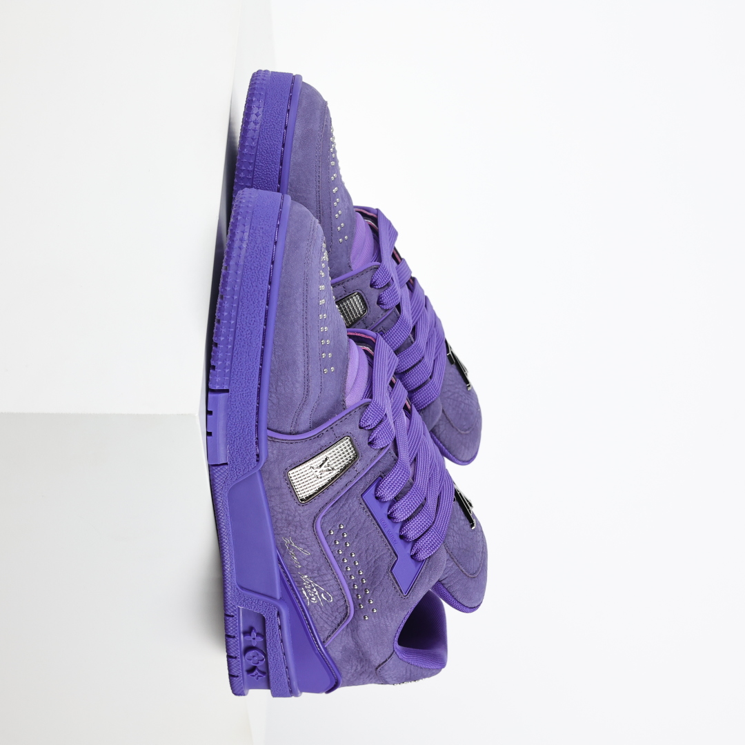 500  X1 东莞纯原 180个配色 市面顶级版本 “白铆钉” 驴家LV Trainer