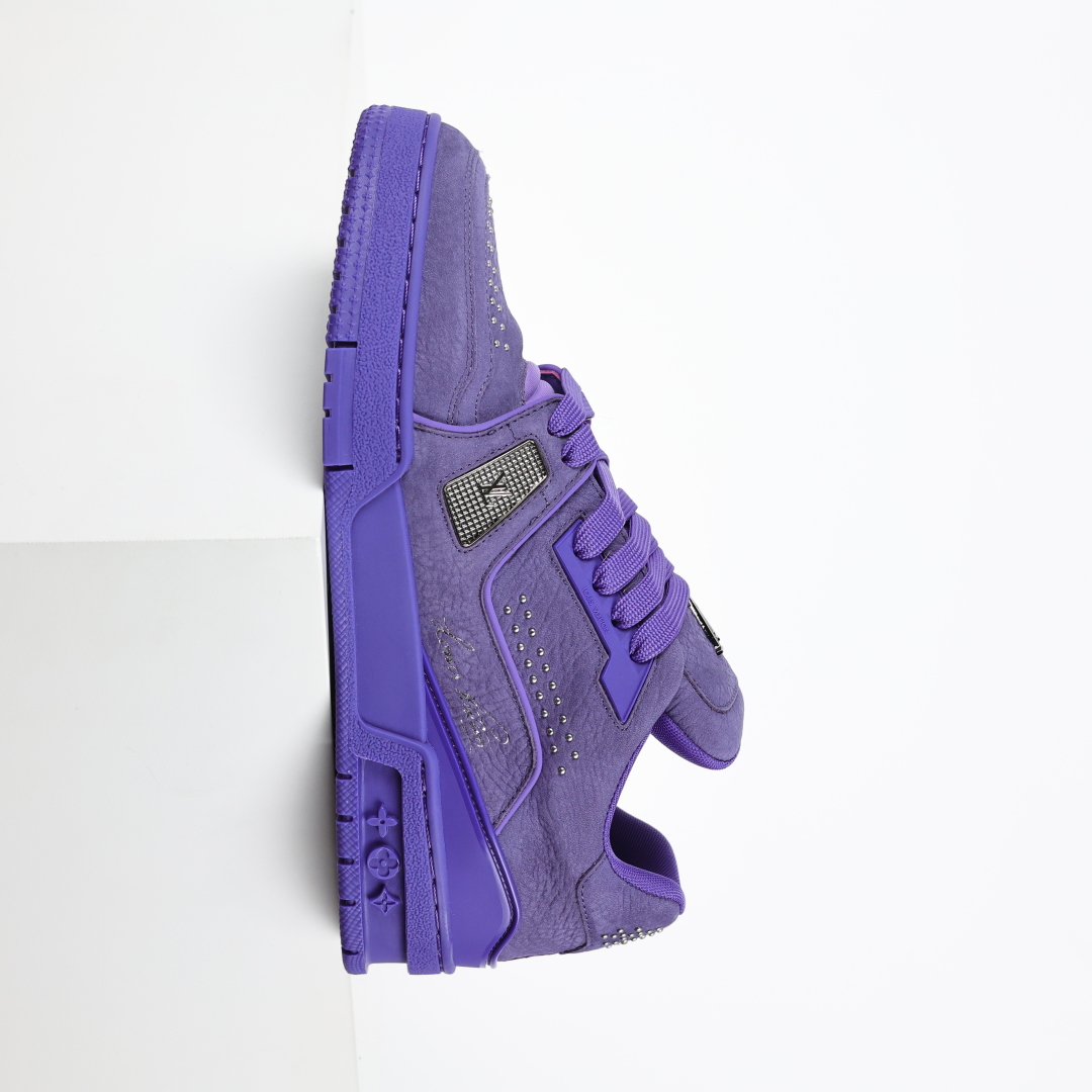 500  X1 东莞纯原 180个配色 市面顶级版本 “白铆钉” 驴家LV Trainer