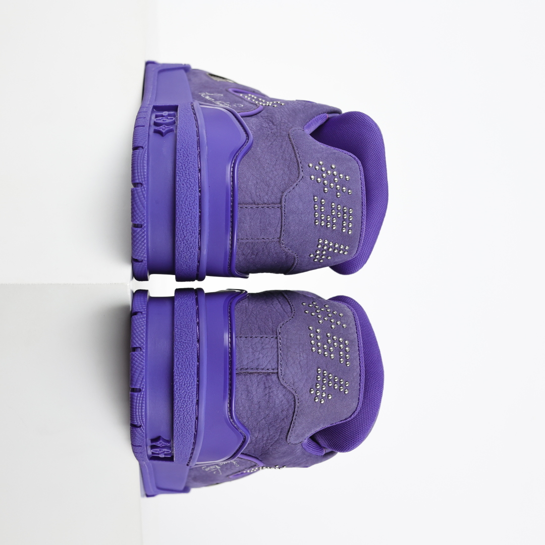 500  X1 东莞纯原 180个配色 市面顶级版本 “白铆钉” 驴家LV Trainer