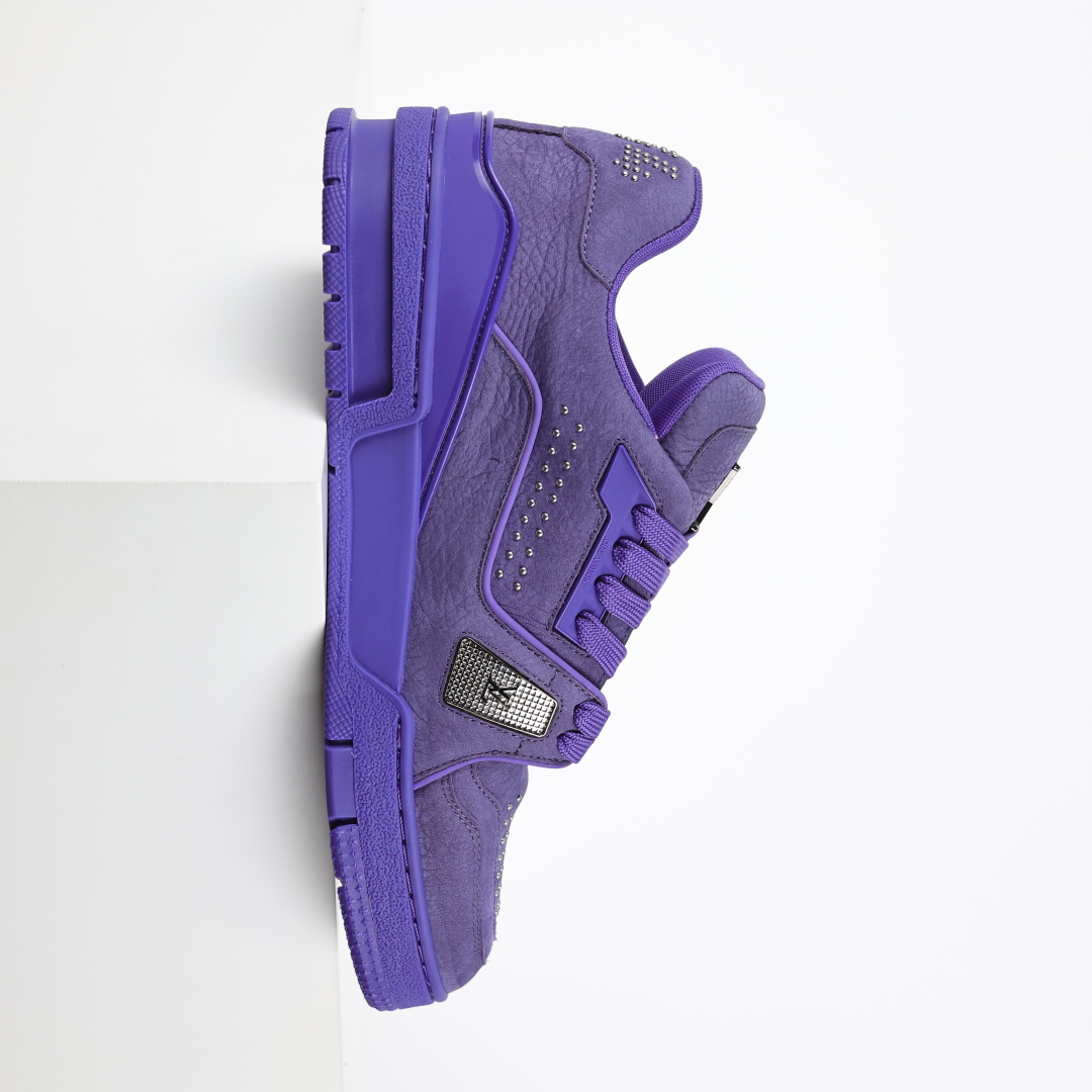 500  X1 东莞纯原 180个配色 市面顶级版本 “白铆钉” 驴家LV Trainer