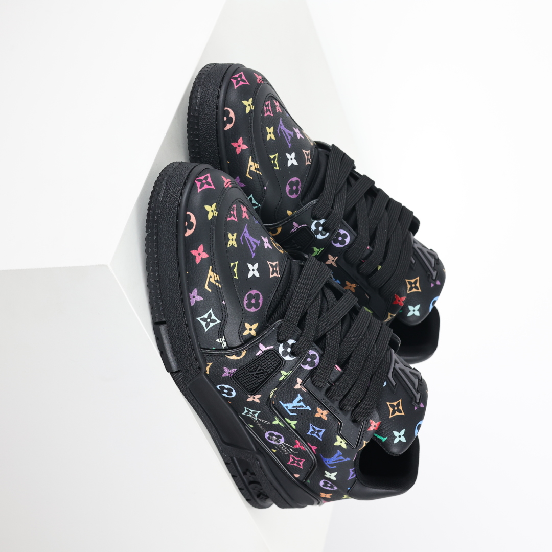 500 X1 东莞纯原 210个配色 驴家LV Trainer 原版完美楦型 东莞大厂出产 品控胜过市面百分之95