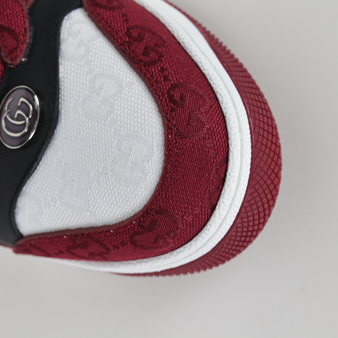 400 Gucci 古驰 Screener 运动休闲时装奢侈品系列 GG珐琅扣 擦脏做旧小脏鞋
