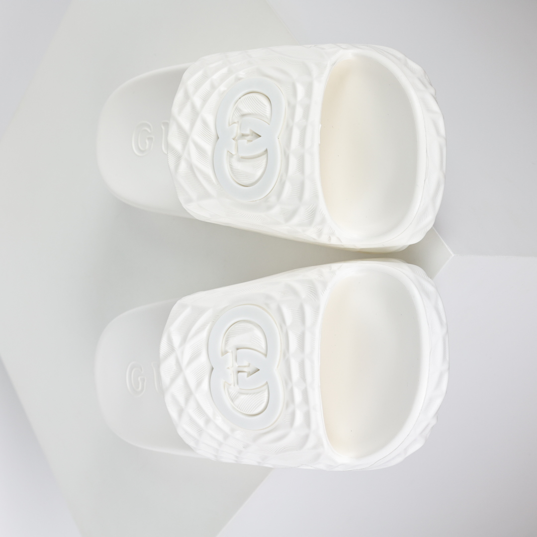 210 X1 东莞纯原顶级版本 Gucci 古驰 5D压花一体拖鞋