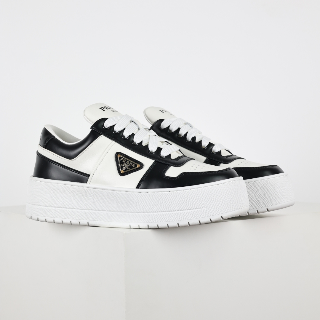 PRADA普拉达 Downtown Bold 徽标印花 圆头系带 低帮 板鞋-Chinese UA Cheap High Quatity Brand Clothes Bags handbags Sneakers wholesale wholesaler seller from China Factory suppliers Fashion Clothing Shoes best Quality Beautiful Price PRADA普拉达 Downtown Bold 徽标印花 圆头系带 低帮 板鞋