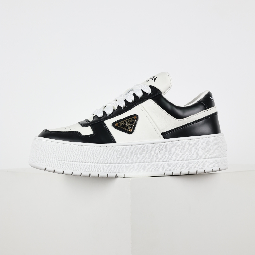 PRADA普拉达 Downtown Bold 徽标印花 圆头系带 低帮 板鞋-Chinese UA Cheap High Quatity Brand Clothes Bags handbags Sneakers wholesale wholesaler seller from China Factory suppliers Fashion Clothing Shoes best Quality Beautiful Price PRADA普拉达 Downtown Bold 徽标印花 圆头系带 低帮 板鞋