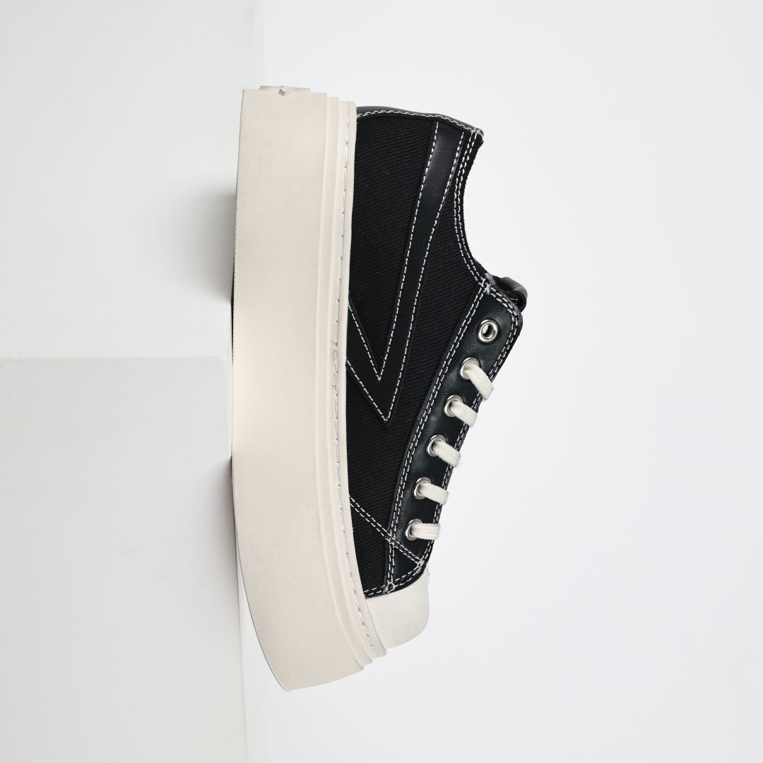 SMFK 小红书穿搭爆款 国潮当红设计师品牌SMFK Garden Vintage Skate Low 花园系列低帮复古厚底十字花帆布休闲松糕做旧小脏板鞋