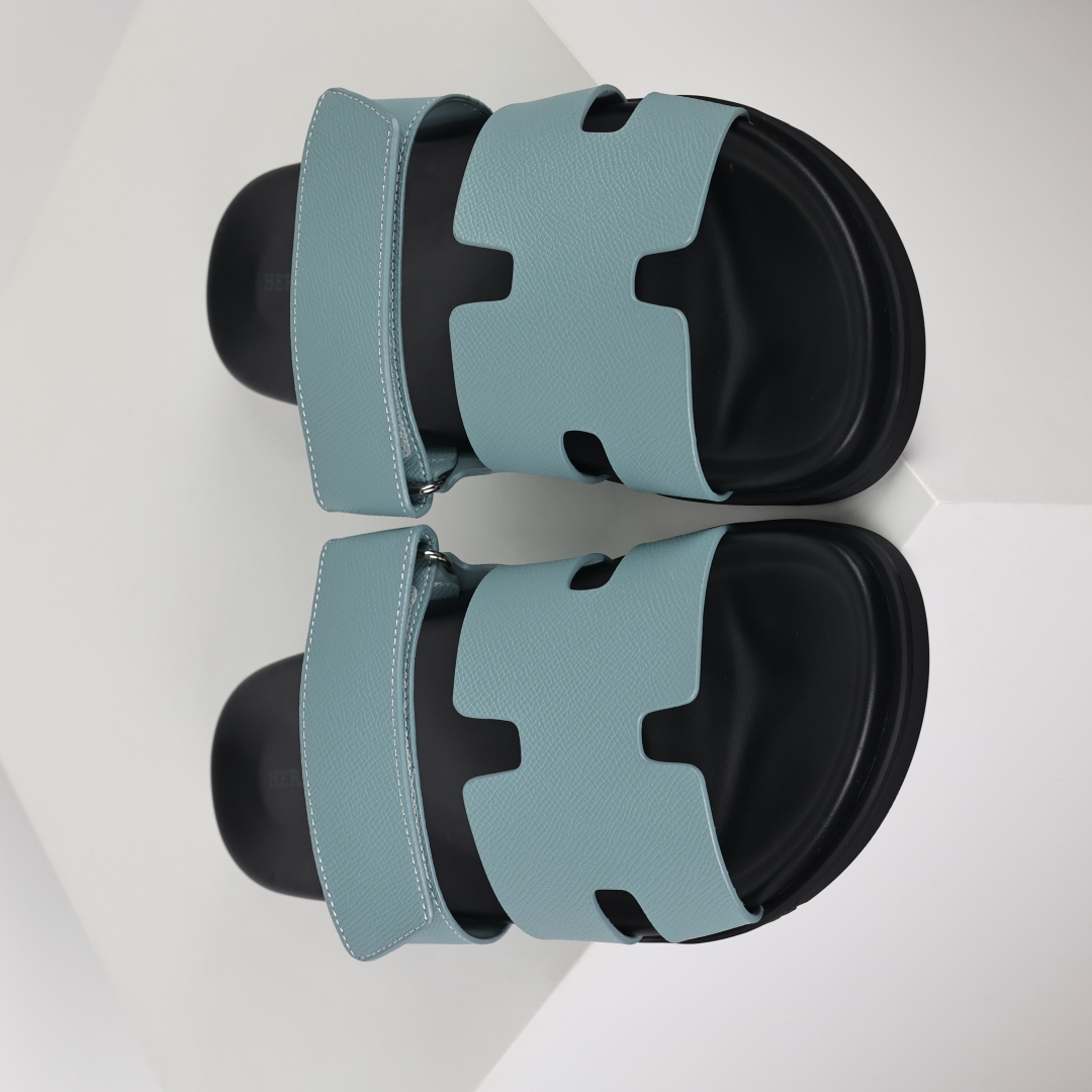 HERMES 爱马仕 Chypre 平底一字拖鞋 经典系列2025 最新经典款拖鞋