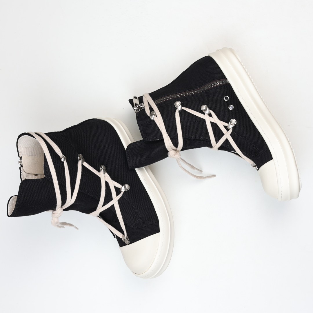 
纯原 Rick Owens 瑞克 欧文斯 高街经典休闲鞋 配置天地盖硬实礼盒(附赠棉布托购物袋一个)升