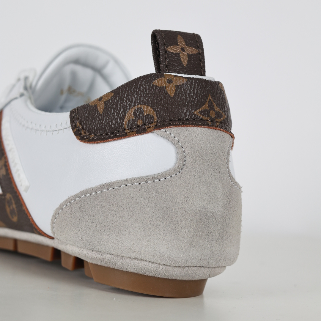 驴牌 Sneakerina 德训鞋系列 白灰棕 圆头系带芭蕾风平底运动休闲鞋-Chinese UA Cheap High Quatity Brand Clothes Bags handbags Sneakers wholesale wholesaler seller from China Factory suppliers Fashion Clothing Shoes best Quality Beautiful Price 驴牌 Sneakerina 德训鞋系列 白灰棕 圆头系带芭蕾风平底运动休闲鞋