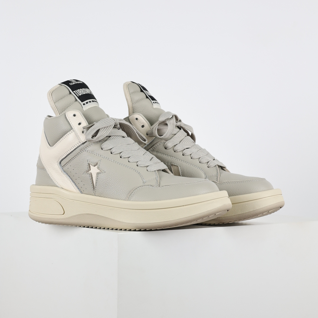 RO / Rick Owens 瑞克·欧文斯 DRKSHDW支线品牌 DRKSHDW x Converse匡威 TURBODRK Chuck 70 Mid TURBOWPN 五角星侧面设计凸显-莆田鞋,莆田鞋货源,高仿鞋,高仿鞋货源,安福档口,莆田高仿鞋,莆田鞋批发,高仿鞋批发,莆田高仿运动鞋,高仿运动鞋,莆田运动鞋 RO / Rick Owens 瑞克·欧文斯 DRKSHDW支线品牌 DRKSHDW x Converse匡威 TURBODRK Chuck 70 Mid TURBOWPN 五角星侧面设计凸显