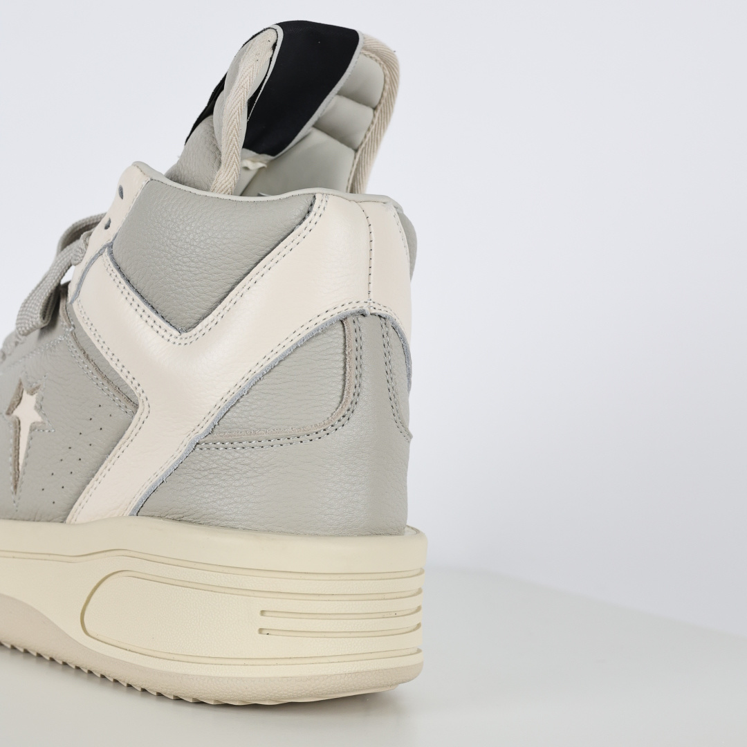 RO / Rick Owens 瑞克·欧文斯 DRKSHDW支线品牌 DRKSHDW x Converse匡威 TURBODRK Chuck 70 Mid TURBOWPN 五角星侧面设计凸显-莆田鞋,莆田鞋货源,高仿鞋,高仿鞋货源,安福档口,莆田高仿鞋,莆田鞋批发,高仿鞋批发,莆田高仿运动鞋,高仿运动鞋,莆田运动鞋 RO / Rick Owens 瑞克·欧文斯 DRKSHDW支线品牌 DRKSHDW x Converse匡威 TURBODRK Chuck 70 Mid TURBOWPN 五角星侧面设计凸显