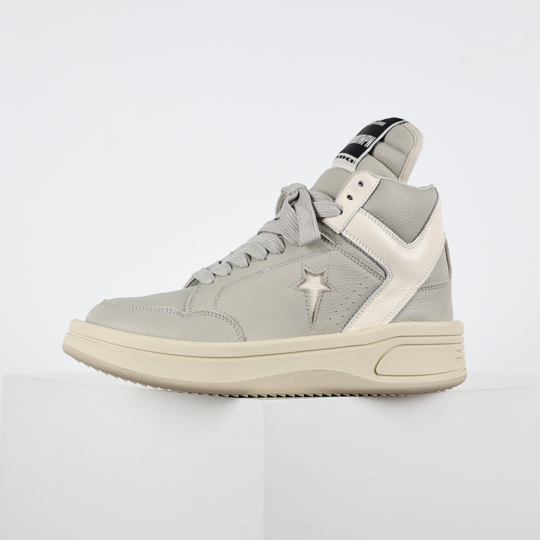 RO / Rick Owens 瑞克·欧文斯 DRKSHDW支线品牌 DRKSHDW x Converse匡威 TURBODRK Chuck 70 Mid TURBOWPN 五角星侧面设计凸显-莆田鞋,莆田鞋货源,高仿鞋,高仿鞋货源,安福档口,莆田高仿鞋,莆田鞋批发,高仿鞋批发,莆田高仿运动鞋,高仿运动鞋,莆田运动鞋 RO / Rick Owens 瑞克·欧文斯 DRKSHDW支线品牌 DRKSHDW x Converse匡威 TURBODRK Chuck 70 Mid TURBOWPN 五角星侧面设计凸显