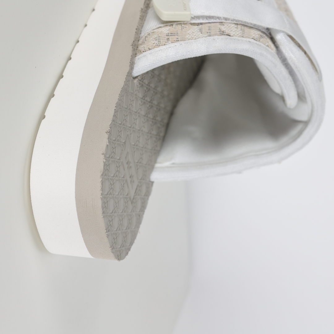 Dior 迪奥 Alpha Obique 电绣时尚拖鞋 白色