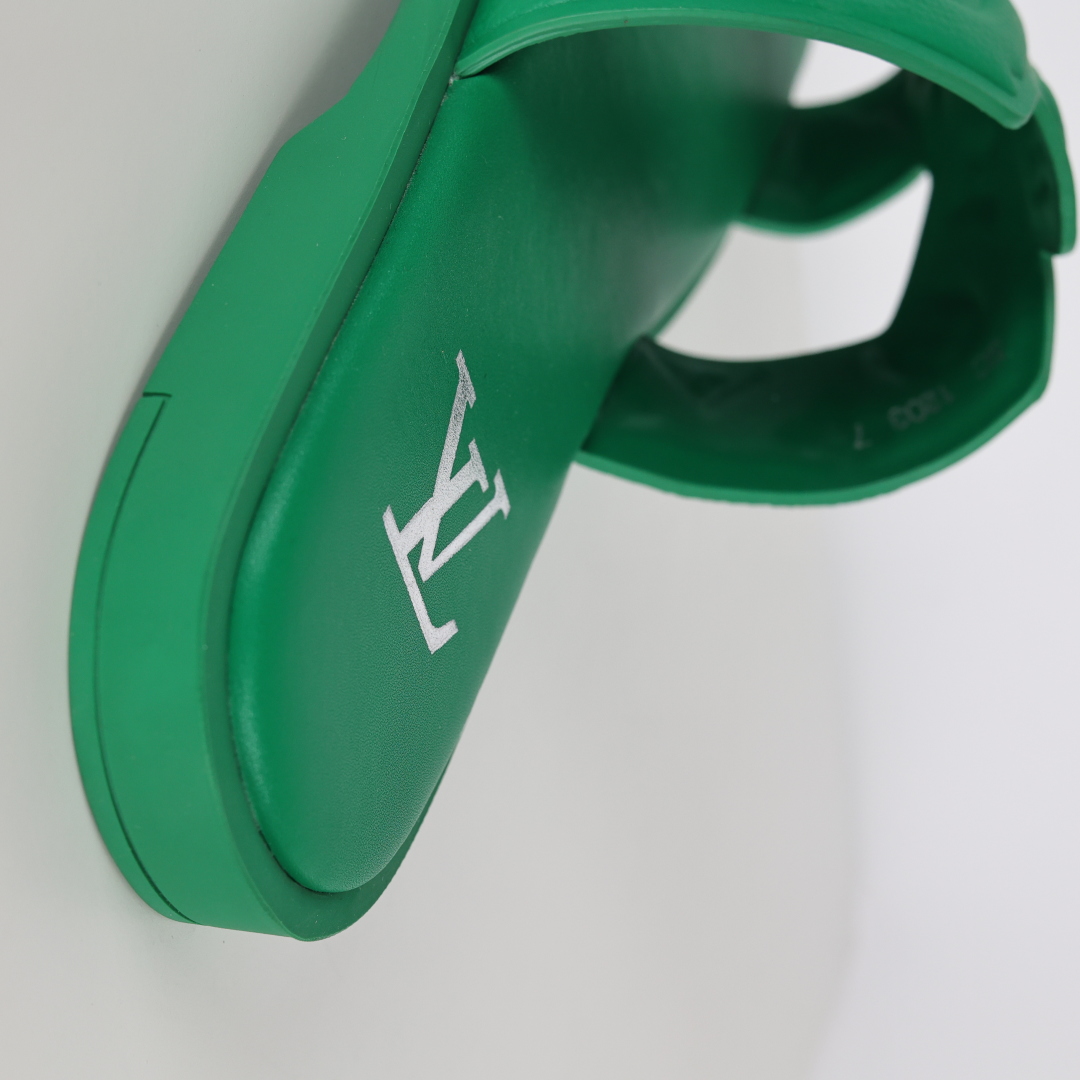 Louis Vuitton Oasis 经典系列2024最新经典款拖鞋款式牛仔布 Lv拖鞋蓝色压花