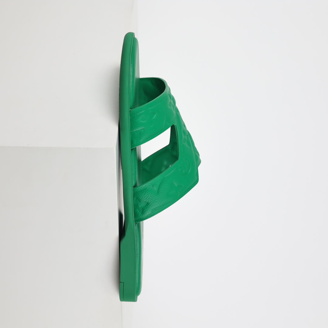 Louis Vuitton Oasis 经典系列2024最新经典款拖鞋款式牛仔布 Lv拖鞋蓝色压花