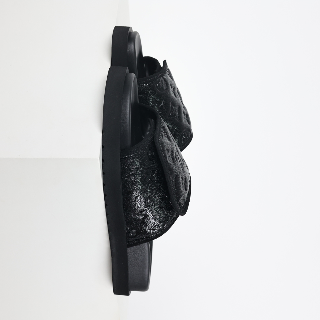 Louis Vuitton Oasis 经典系列2024最新经典款拖鞋款式牛仔布 Lv拖鞋Nba联名