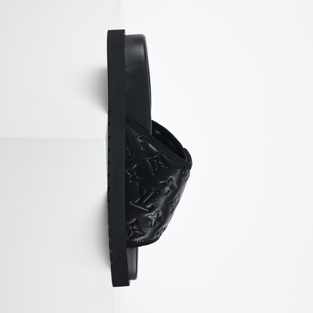 Louis Vuitton Oasis 经典系列2024最新经典款拖鞋款式牛仔布 Lv拖鞋Nba联名