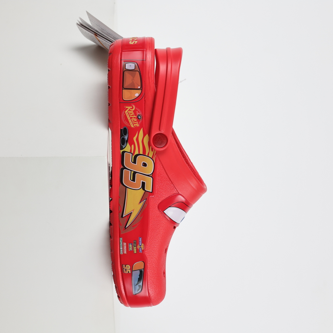 莞产原厂 Cars x Crocs卡骆驰Classic clog”Lightning McQueen”休闲舒适洞洞鞋