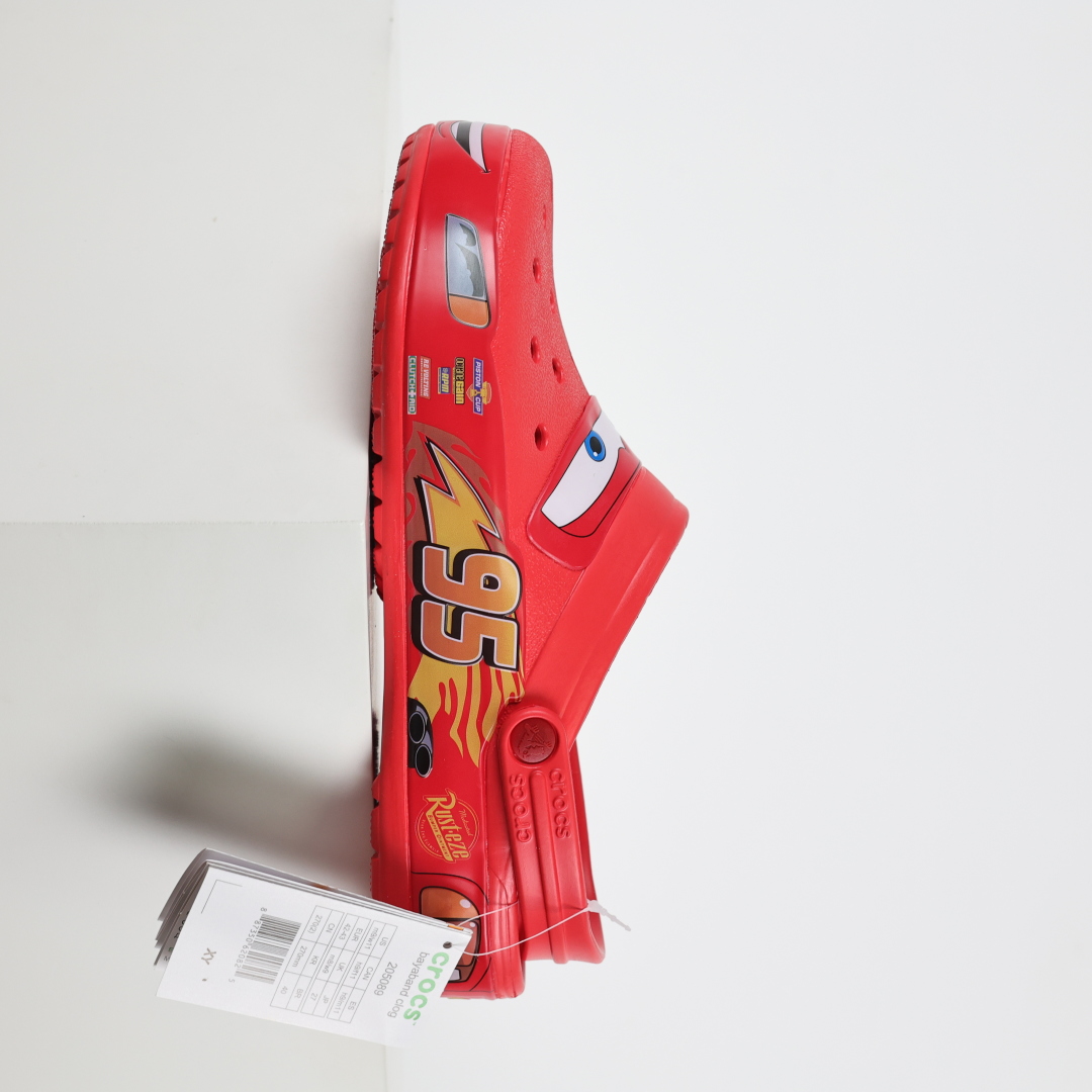 莞产原厂 Cars x Crocs卡骆驰Classic clog”Lightning McQueen”休闲舒适洞洞鞋