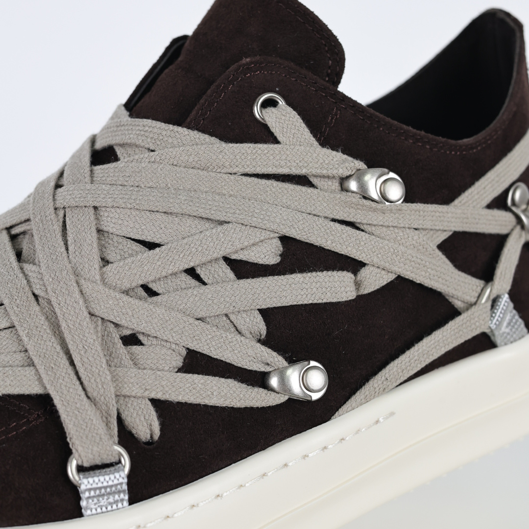 520 大匡威米色疯狂绑带 RO / Rick Owens 瑞克·欧文斯 主线 大匡威/低帮/经典底/疯狂绑带米灰色