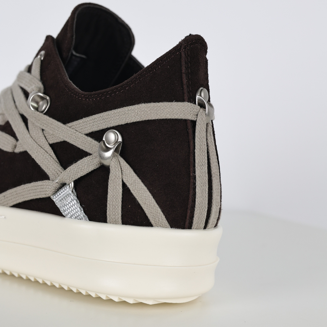 520 大匡威米色疯狂绑带 RO / Rick Owens 瑞克·欧文斯 主线 大匡威/低帮/经典底/疯狂绑带米灰色