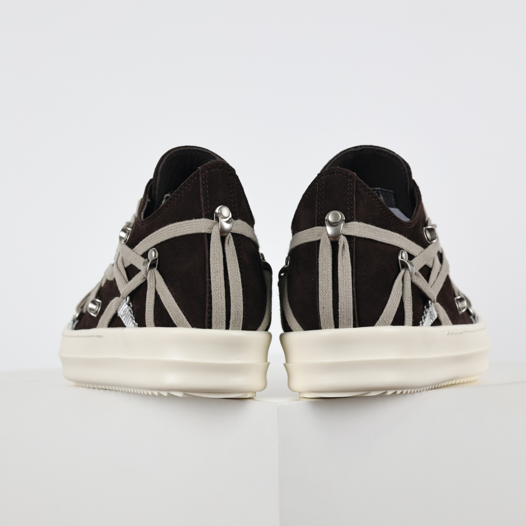 520 大匡威米色疯狂绑带 RO / Rick Owens 瑞克·欧文斯 主线 大匡威/低帮/经典底/疯狂绑带米灰色