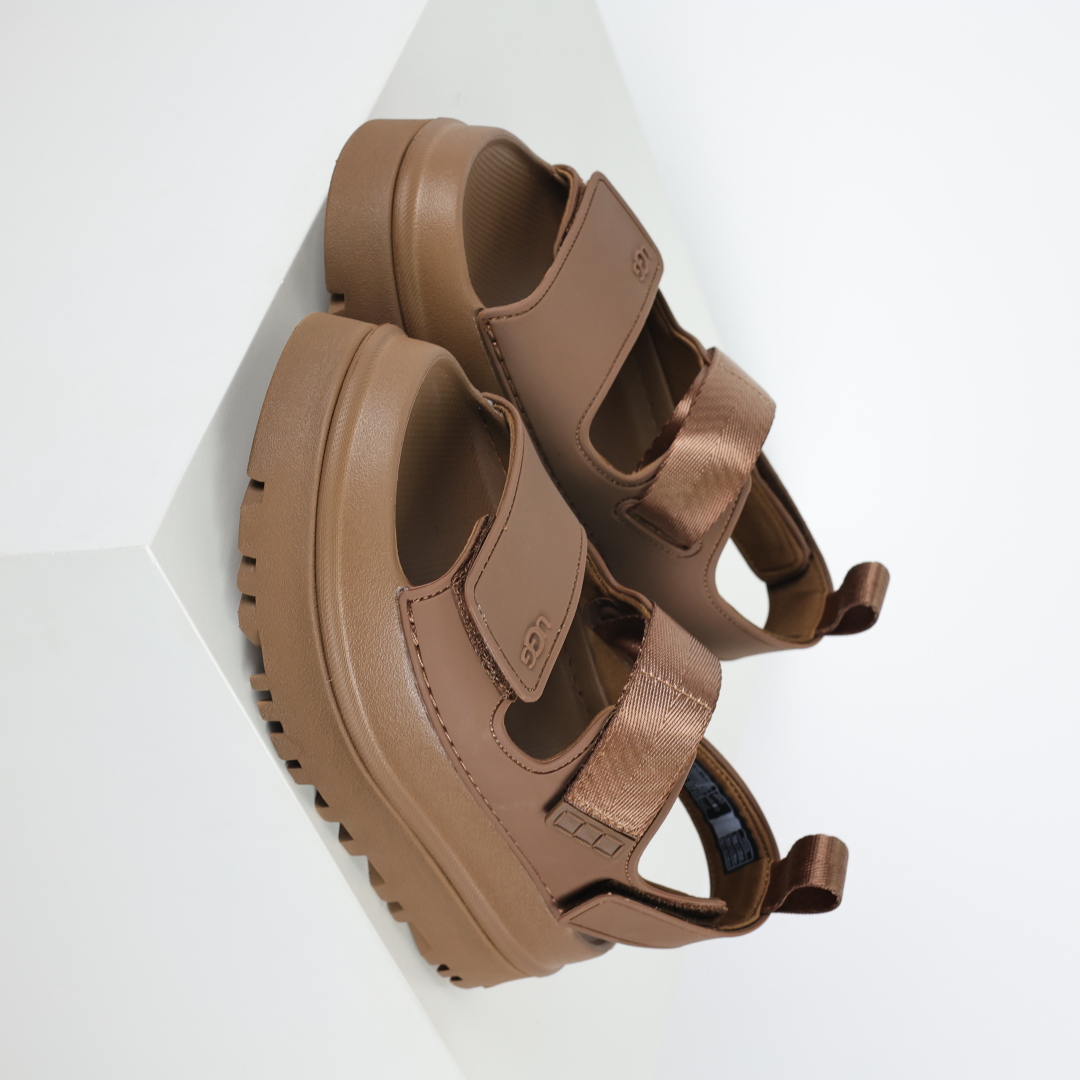 UGG 魔术贴拖鞋凉鞋夏季百搭凉拖底防滑沙滩加厚底休闲高雅凉鞋