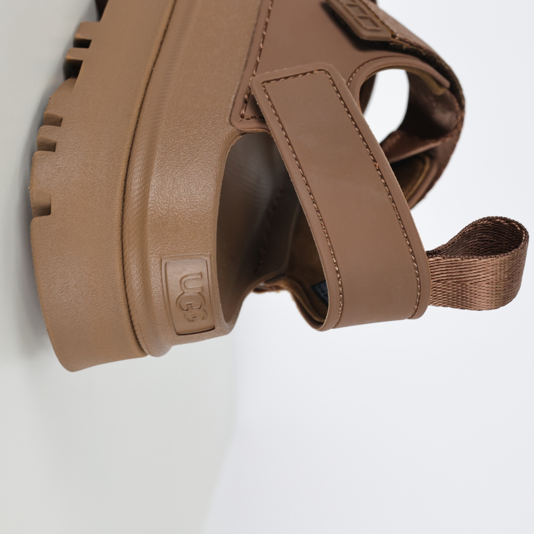 UGG 魔术贴拖鞋凉鞋夏季百搭凉拖底防滑沙滩加厚底休闲高雅凉鞋