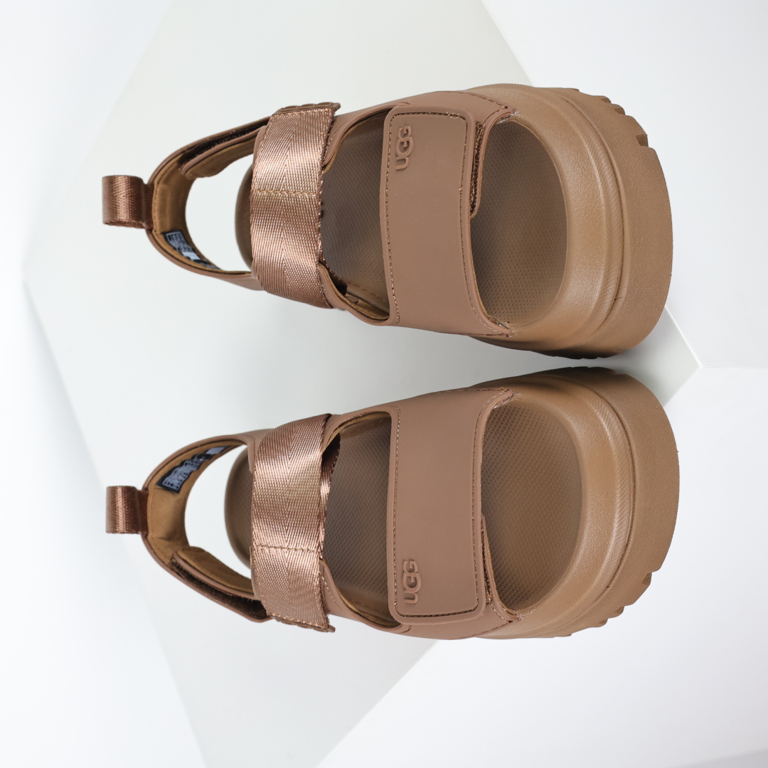 UGG 魔术贴拖鞋凉鞋夏季百搭凉拖底防滑沙滩加厚底休闲高雅凉鞋