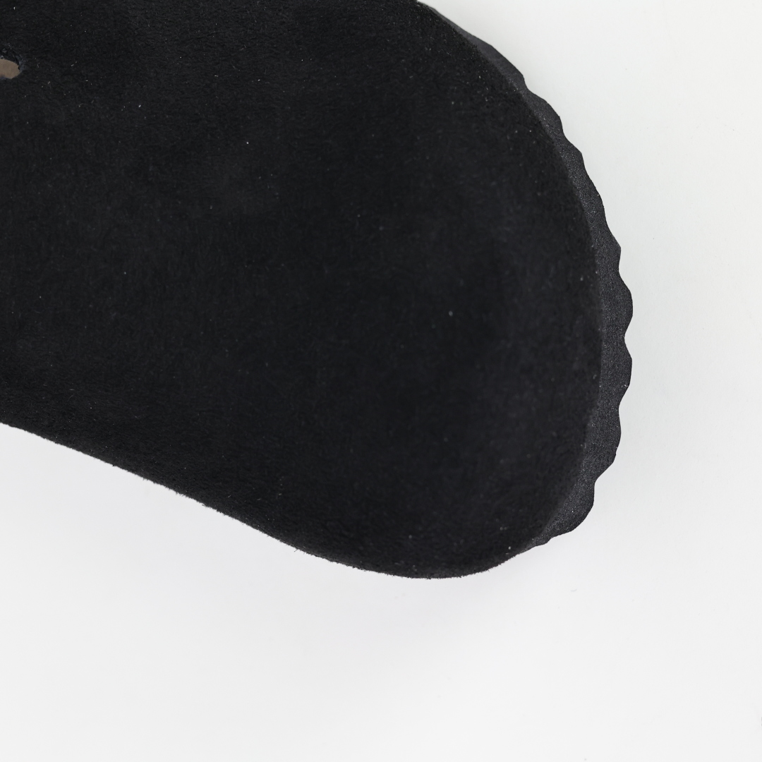 勃肯拖黑色 Birkenstock 勃肯全包系列 勃肯伦敦系列低帮牛皮绒面革平底复古软木休闲鞋