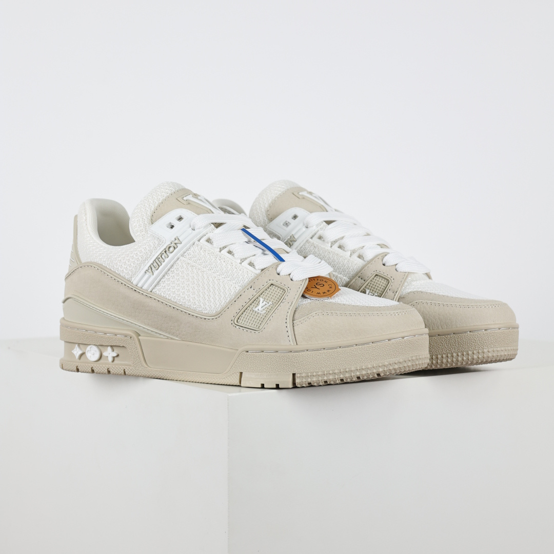 500 X1 东莞纯原 210个配色 市售顶级版本 驴家LV Trainer 牛仔墨绿压花