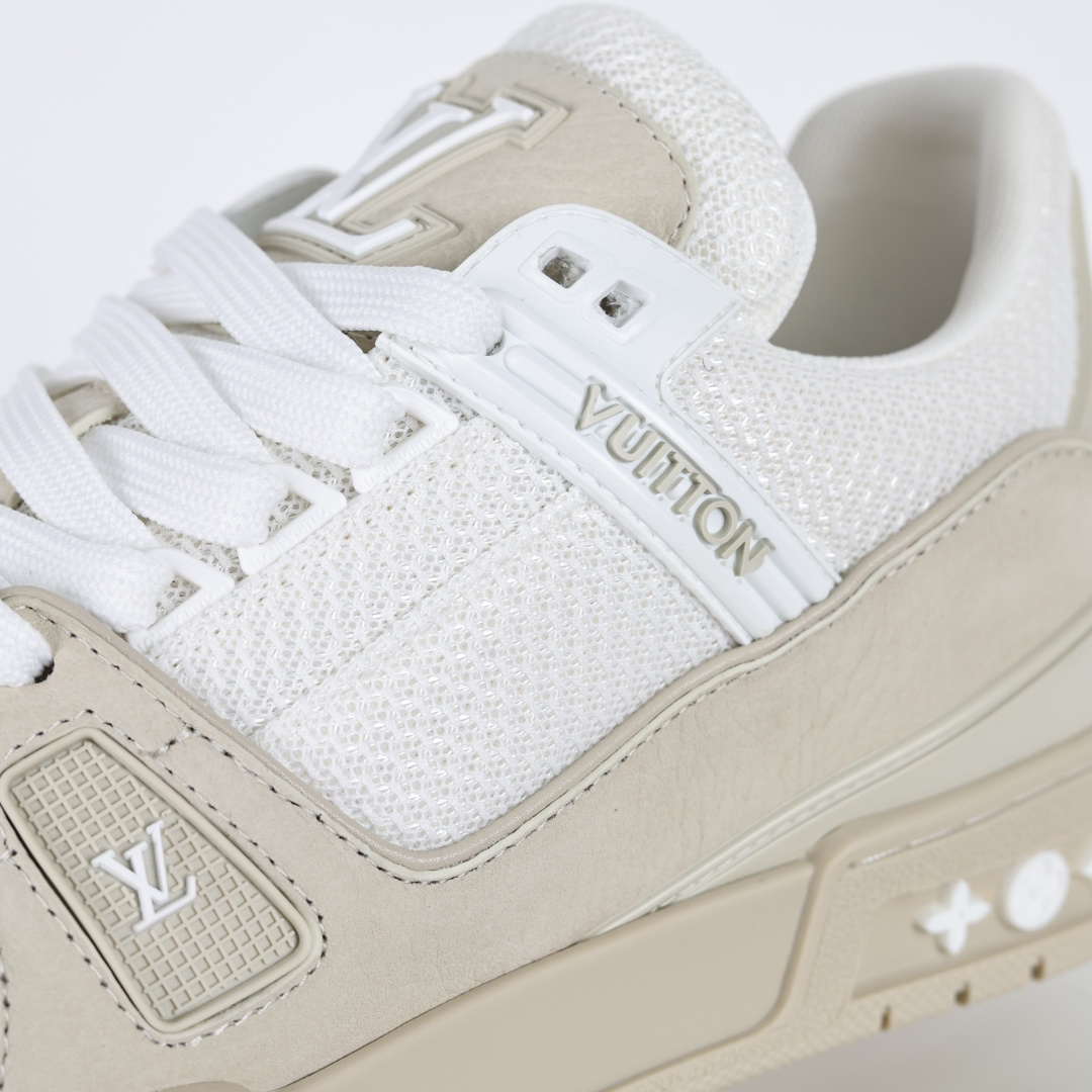 500 X1 东莞纯原 210个配色 市售顶级版本 驴家LV Trainer 牛仔墨绿压花