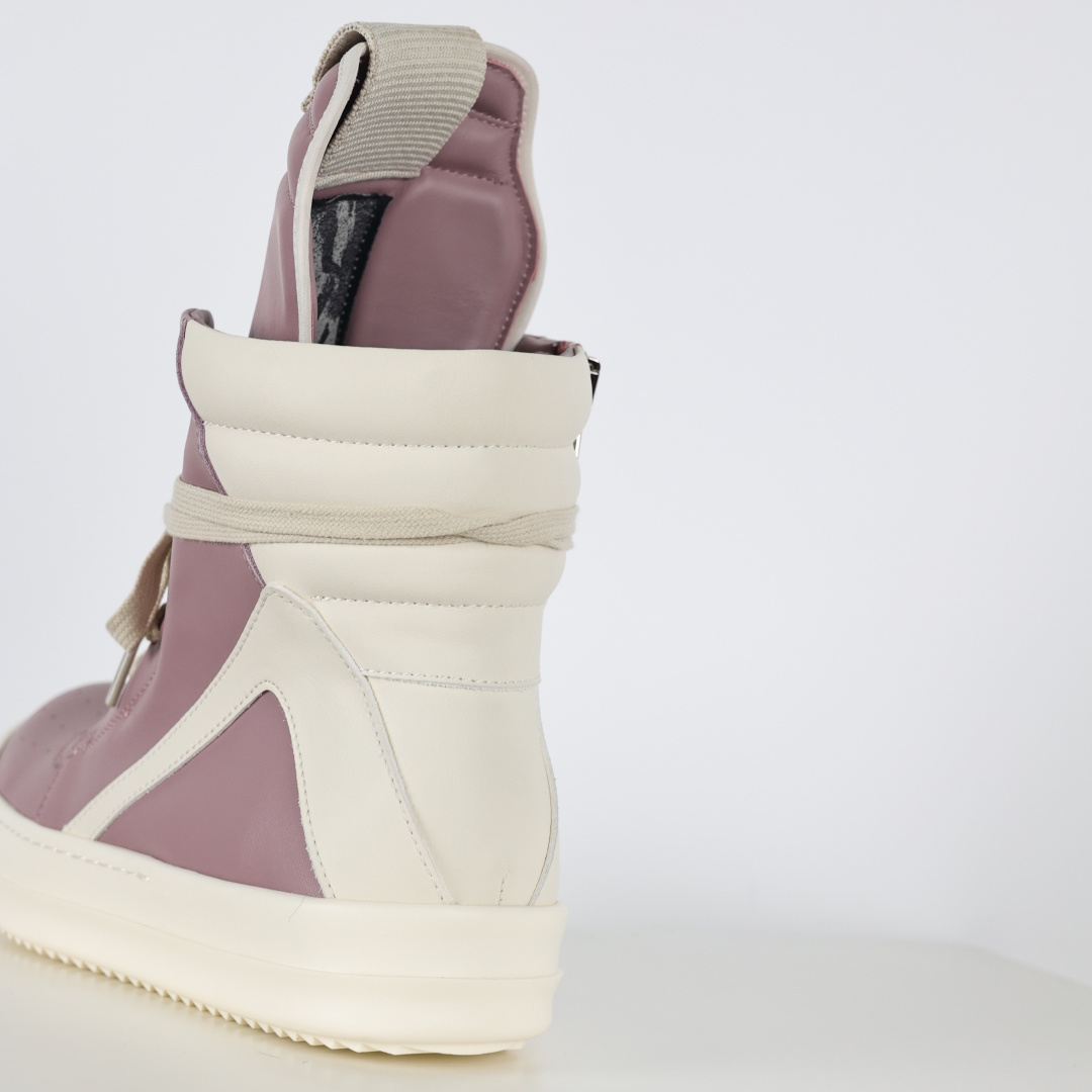 540 RO欧文斯Rickowens 樱花粉倒三角 Ro西瓜头厚底高邦