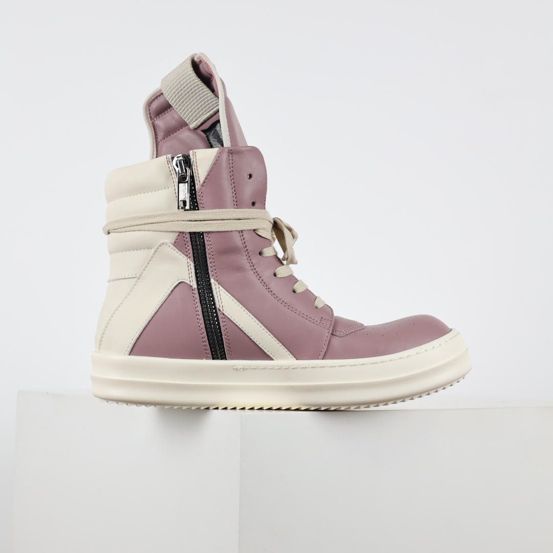 540 RO欧文斯Rickowens 樱花粉倒三角 Ro西瓜头厚底高邦