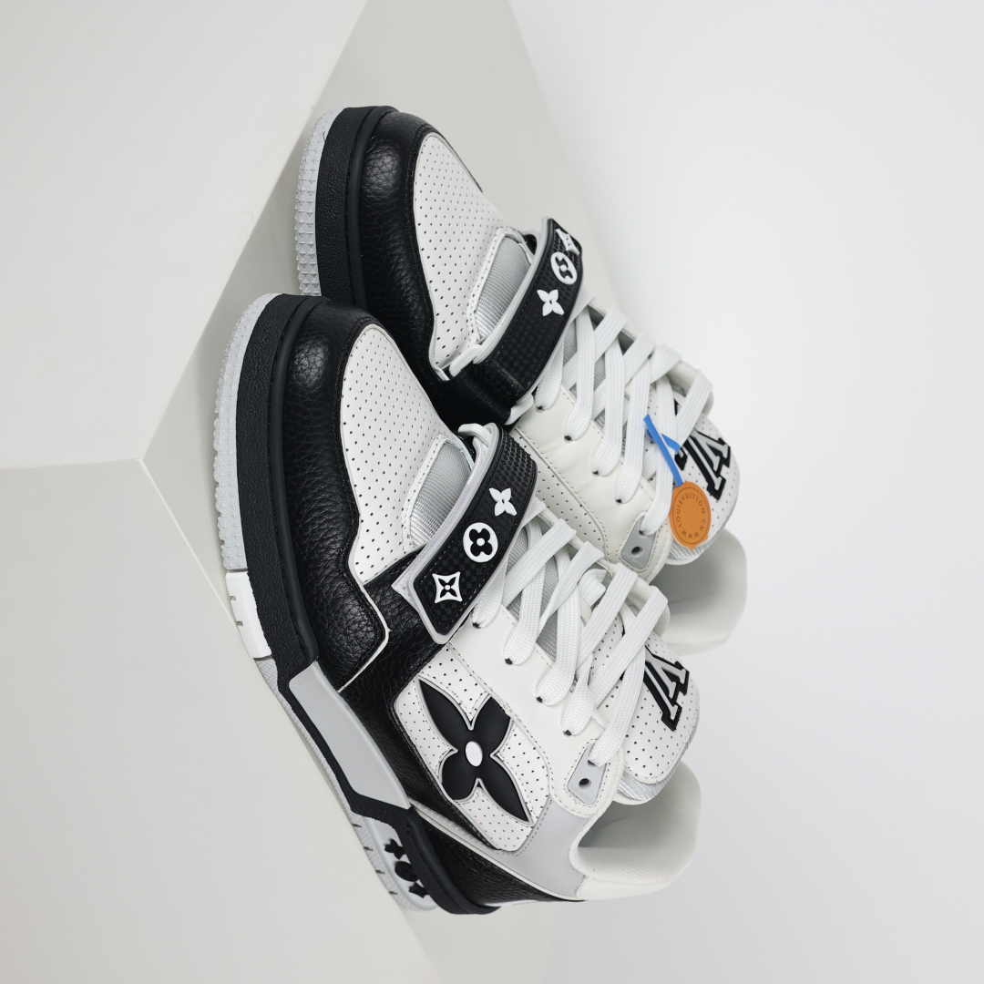 Louis Vuitton Trainer Skate 圆头系带 低帮 时尚板鞋